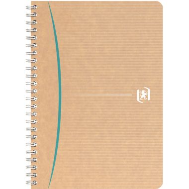 Cahier à reliure intégrale 100 pages TOUAREG format A5, quadrillé 5x5, couverture carte coloris assortis