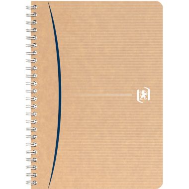 Cahier à reliure intégrale 100 pages TOUAREG format A5, quadrillé 5x5, couverture carte coloris assortis