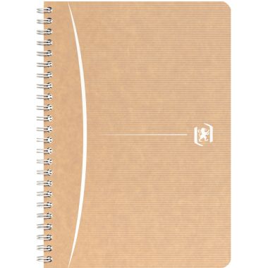 Cahier à reliure intégrale 100 pages TOUAREG format A5, quadrillé 5x5, couverture carte coloris assortis
