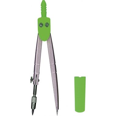 Compas scolaire métal avec mine 2mm