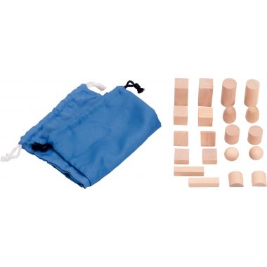 Lot de 20 formes géométriques + 2 sacs, gamme économique