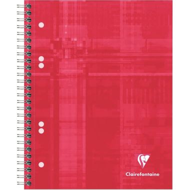 Reliure intégrale BIND'O BLOCK 180 pages perforées, format A5+, quadrillé 5x5