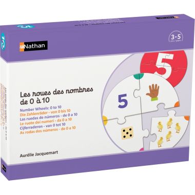 Les roues des nombres de 0 à 10
