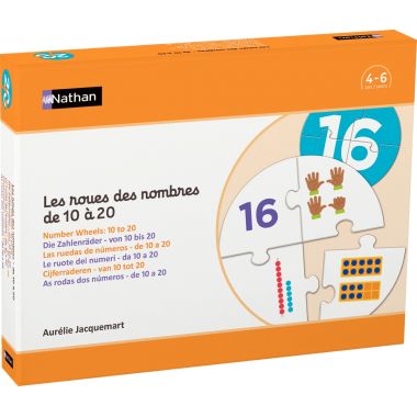 Les roues des nombres de 10 à 20