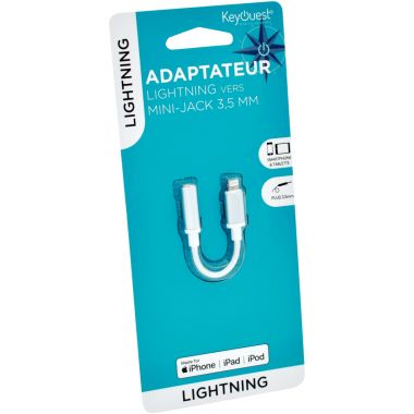 Adaptateur Lightning vers Jack femelle 3,5mm