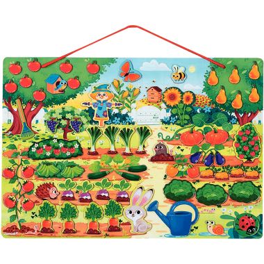Tableau magnétique, mon jardin