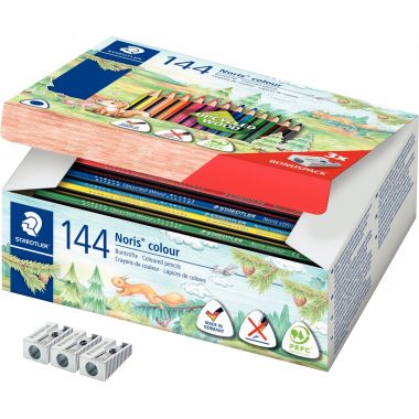 Classpack de 144 crayons de couleur Noris Colour 187