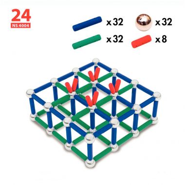 Boite de 24 fiches d'activités pour le jeu magnétique 24659