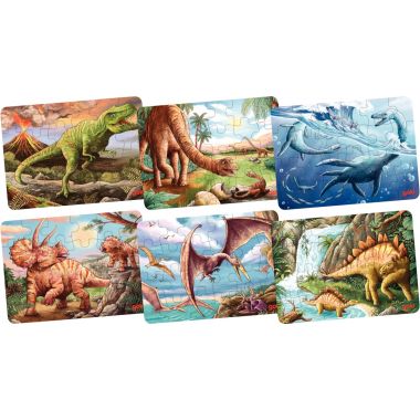 Lot de 18 puzzles en bois 24 pièces, les animaux du monde
