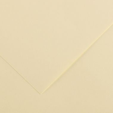 Paquet de 10 feuilles Colorline 50x65 cm 150 g crème