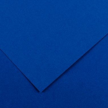 Paquet de 10 feuilles Colorline 50x65 cm 150 g bleu roi