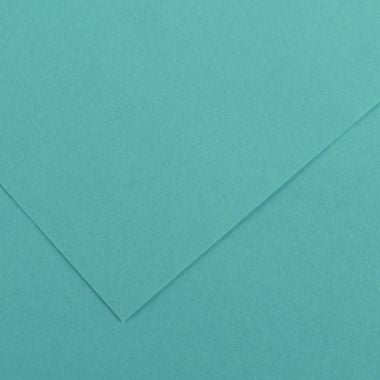 Paquet de 10 feuilles Colorline 50x65 cm 150 g bleu turquoise