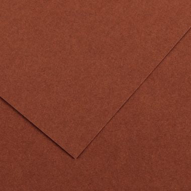 Paquet de 10 feuilles Colorline 50x65 cm 150 g chocolat