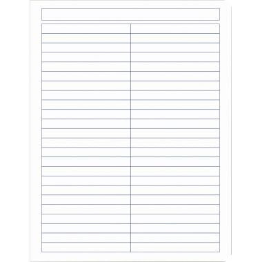 Carnet de vocabulaire 96 pages CONQUERANT couverture PP, 17x22 cm