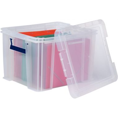 Boite de rangement 36L transparente