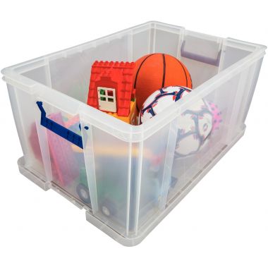 Boite de rangement 70L transparente