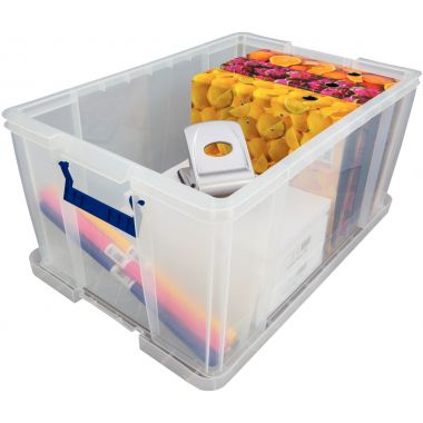 Boite de rangement 70L transparente