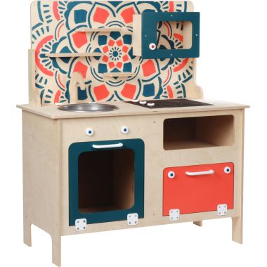 Cuisine en bois contemporaine