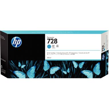 HP 728 cartouche d'encre cyan très grande capacité authentique (F9K17A)