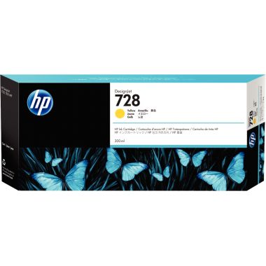 HP 728 cartouche d'encre jaune très grande capacité authentique (F9K15A)