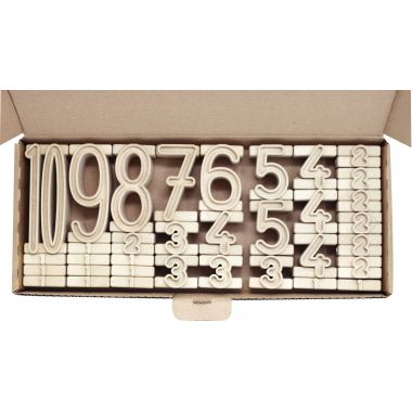 Boite de 34 chiffres à empiler