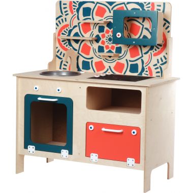 Cuisine en bois contemporaine