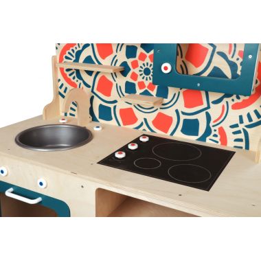 Cuisine en bois contemporaine