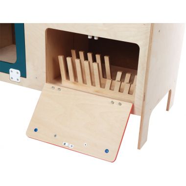 Cuisine en bois contemporaine