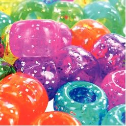 Seau 3000 perles cassis + 10 pots vides offerts