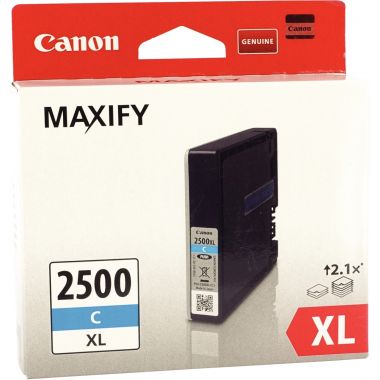 Canon 2500XL cartouche jet d'encre cyan haute capacité authentique (PGI2500 XL)