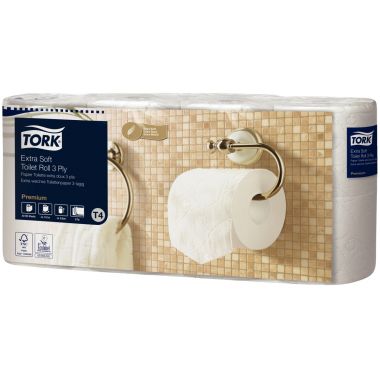 Lot de 8 rouleaux papier hygiènique Premium 3 plis
