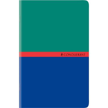 Carnet piqué 96 pages CONQUERANT, format 11x17 cm, quadrillé 5x5, papier 70 g