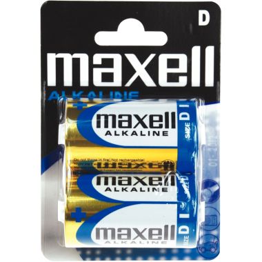 Blister de 2 piles 1.5V LR20 MAXELL