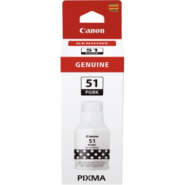 Canon 51 flacon d'encre noire authentique (GI51PGBK)