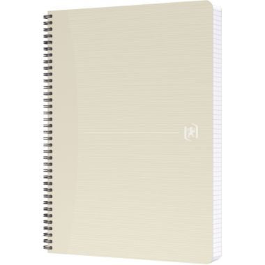 Cahier à reliure intégrale 180 pages MY REC'UP format A4, quadrillé 5x5, couverture carte coloris assortis