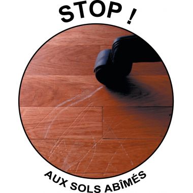 Tapis de sol transparent antistatique pour sols lisses 120x150cm