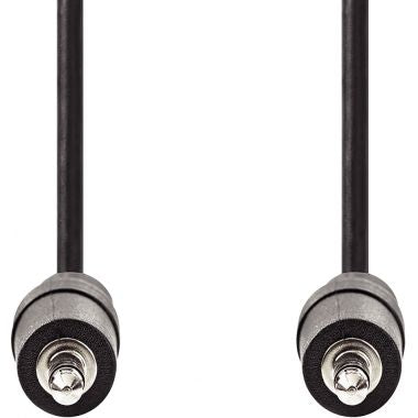 Cordon jack 3.5mm noir 2m