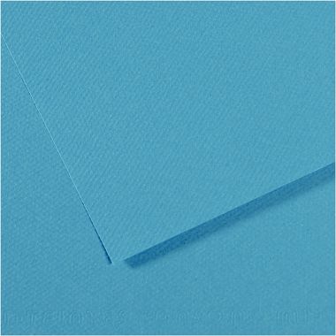 Paquet de 10 feuilles mi-teinte format 50x65cm turquoise