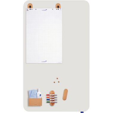 Porte-accessoires tableau blanc Wooden