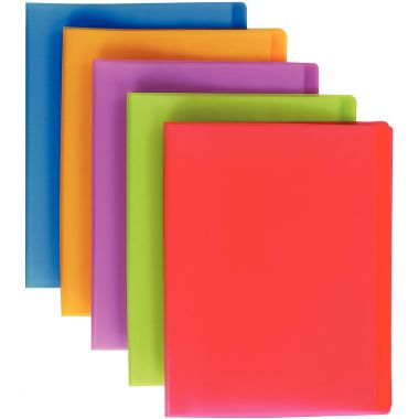 Carton de 10 protège-documents COLOR FRESH 100 vues, coloris assortis - 1519907V100