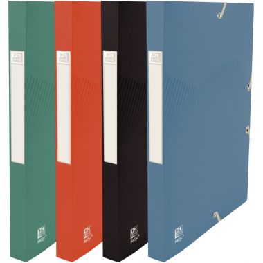 Boîte de classement en polypropylène recyclé OSMOSE RECYC+ dos 2,5 cm, coloris assortis
