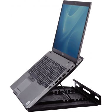Support métal ventilé pour ordinateur portable Mesh noir