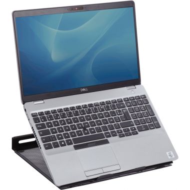 Support métal ventilé pour ordinateur portable Mesh noir