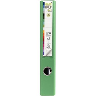 Exacompta Classeur à levier PREM'TOUCH format A4+, dos 5 cm, vert moyen - 53143E