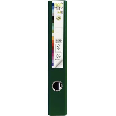 Exacompta Classeur à levier PREM'TOUCH format A4+, dos 5 cm, vert foncé - 53153E