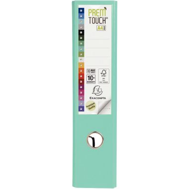 Exacompta Classeur à levier PREM'TOUCH format A4+, dos 8 cm, vert clair - 53303E