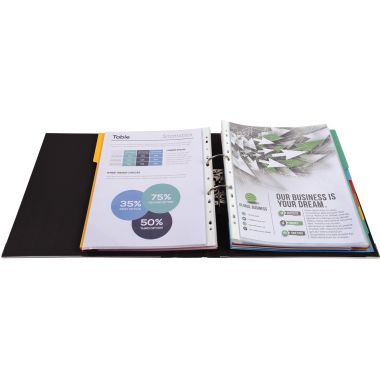 Exacompta Classeur à levier PREM'TOUCH format A4+, dos 5 cm, noir -53141E