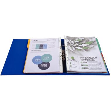 Exacompta - Lot de 10 classeurs à levier Exacompta PREM'TOUCH format A4+, dos 5 cm, couleurs vives assorties - 53154E