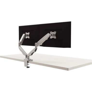 Bras porte-écran double EPPA argent