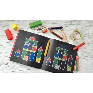 Étui de 6 crayons Woody pastels + 1 taille - crayon